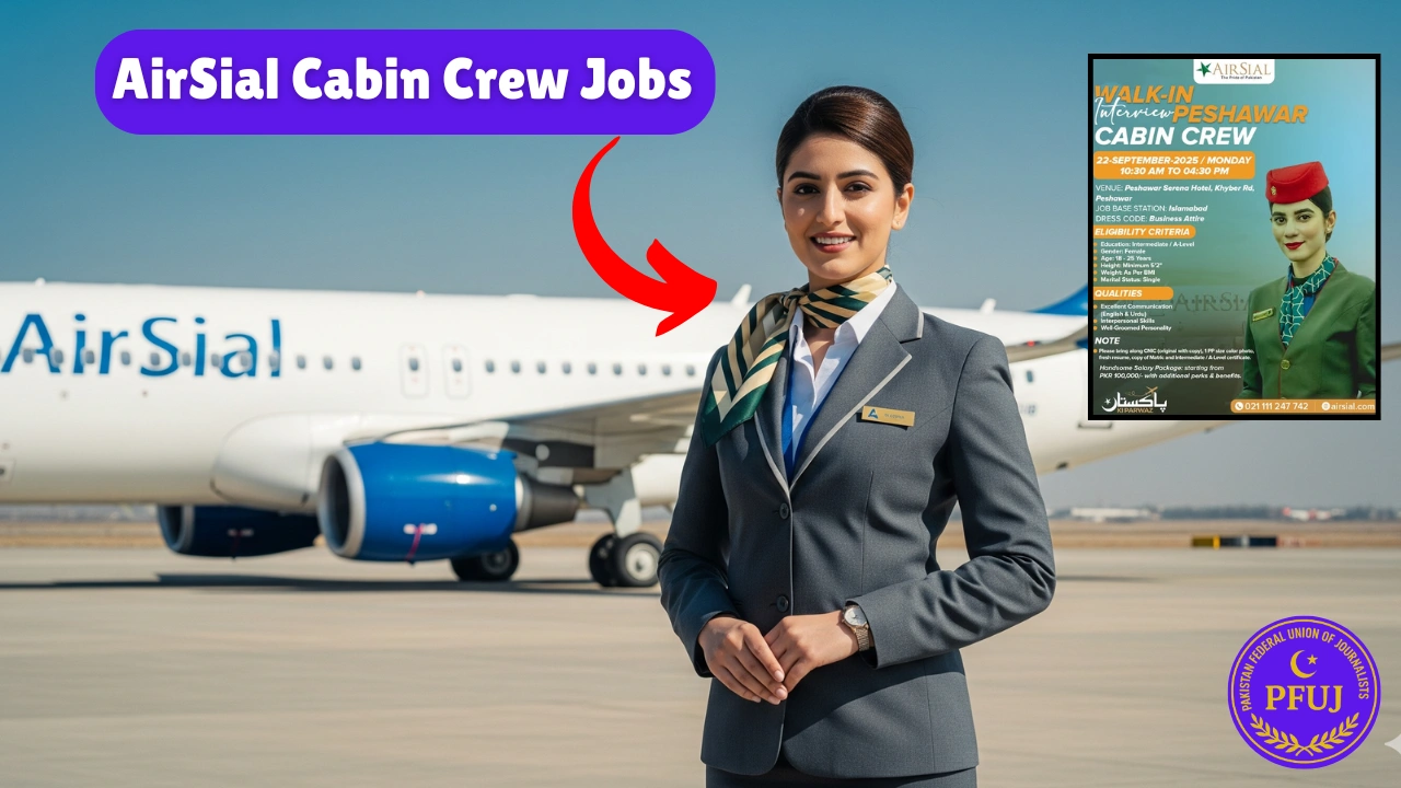 AirSial Cabin Crew Jobs 2025 – Walk-in Interviews Announced in This September