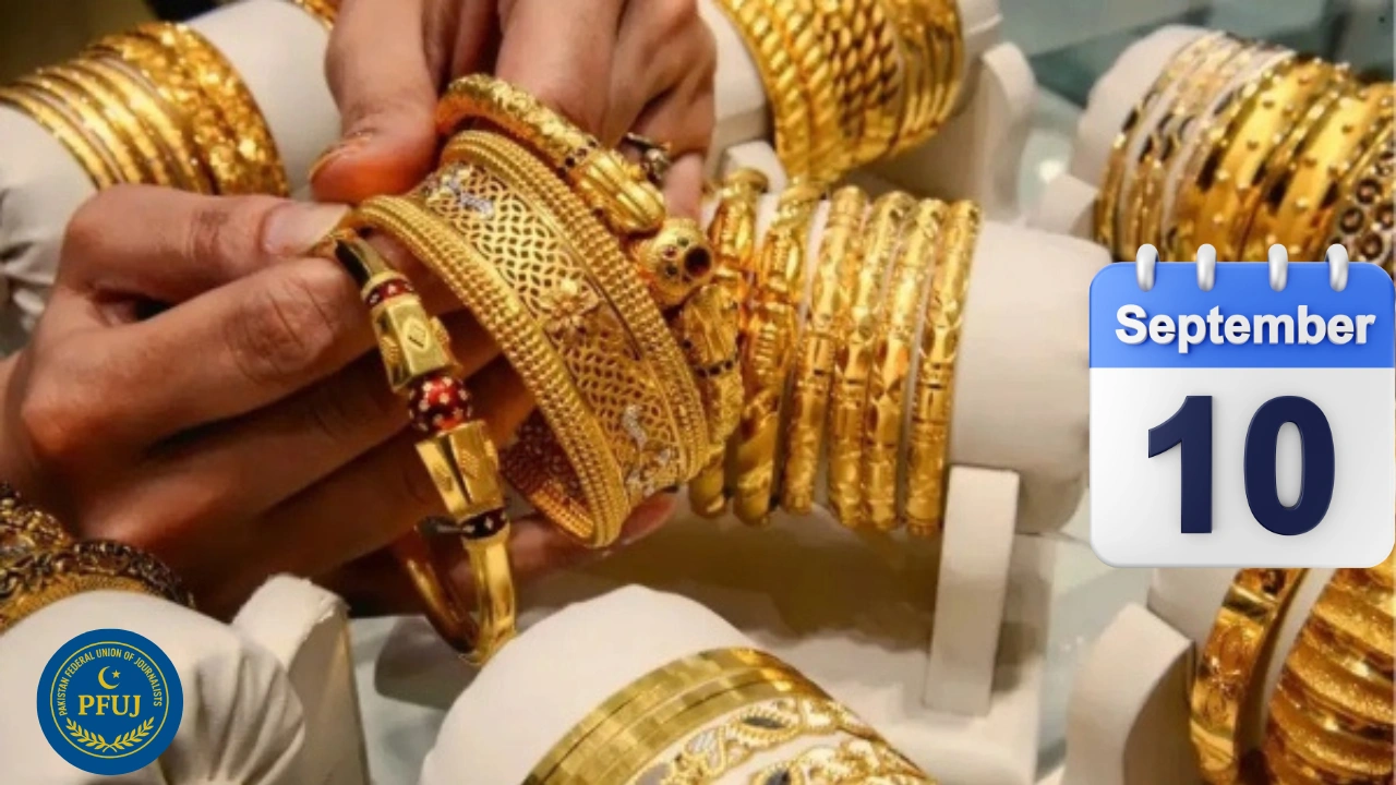 Gold Rate in Pakistan Today – 10 September 2025 Latest Prices and Market Update