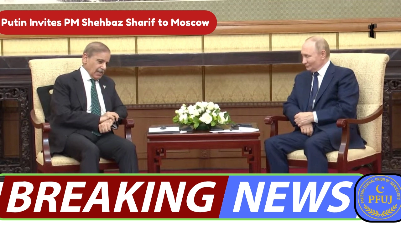 Putin Invites PM Shehbaz Sharif to Attend SCO Heads of Government Summit in Moscow